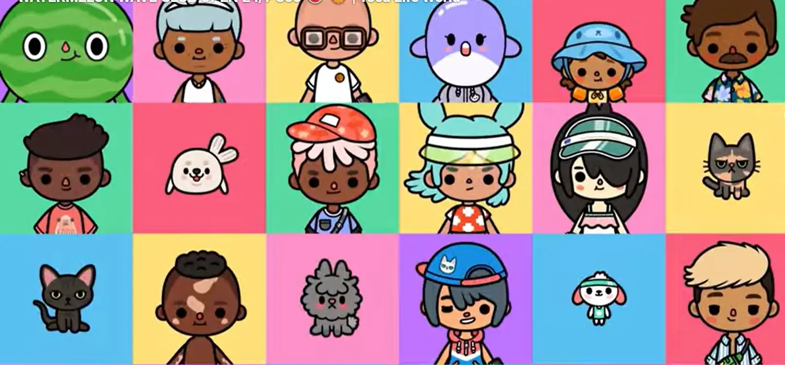 toca boca characters