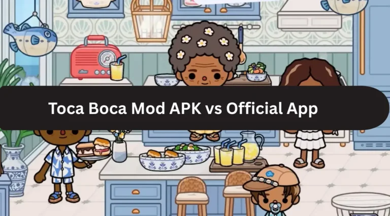 Toca Boca Mod APK vs Official App