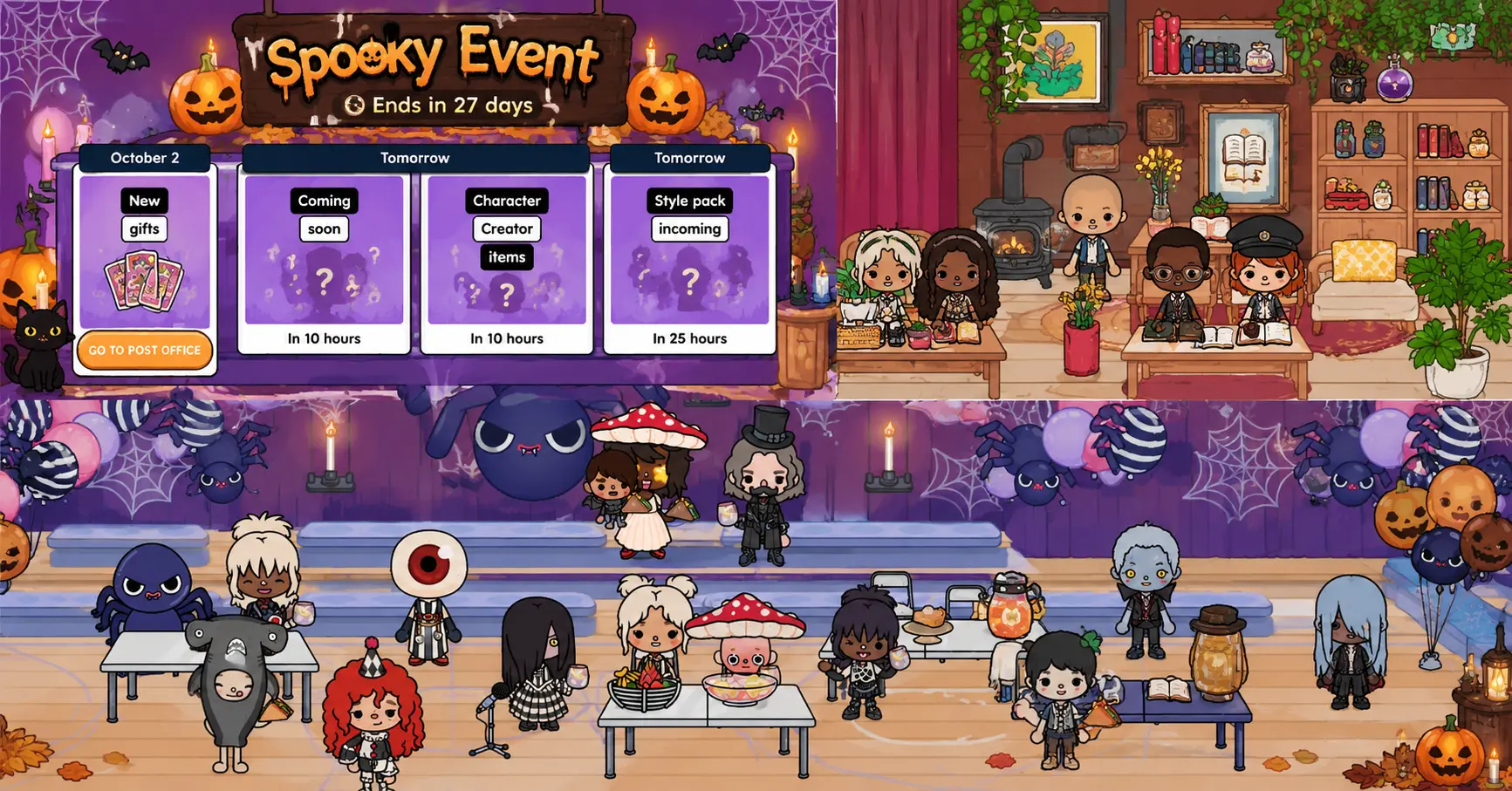 Spooky Event Halloween Party Collage
